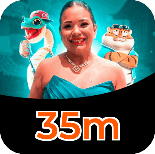 Interface do aplicativo 35m mostrando jogos disponíveis no iOS e Android